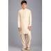 BEIGE PAKISTANI SALWAR KAMEEZ BOYS SUIT FOR EID