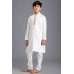 Off White & Gold Embroidered Boys Kurta Pajama Set Off White & Gold Embroidered Boys Kurta Pajama Set