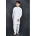 Plain White Boys Readymade Kurta Shalwar Suit
