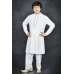 OFF WHITE  KIDS BOYS EMBROIDERED KURTA SHALWAR