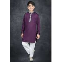 Purple Traditional Boys Eid Kurta Shalwar