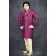 PLUM VIBRANT READYMADE KURTA PYJAMA