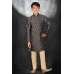 GREY PRINTED FESTIVE WEAR PAKISTANI KIDS KURTA & PYJAMA