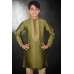Mehndi & Cream Kurta Pajama Boys Ethnic Suit Mehndi & Cream Kurta Pajama Boys Ethnic Suit