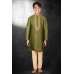 Mehndi & Cream Kurta Pajama Boys Ethnic Suit Mehndi & Cream Kurta Pajama Boys Ethnic Suit