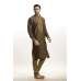 COPPER BROWN MEHNDI STYLE READY MADE MENS KURTA SHALWAR
