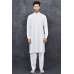 BRILLIANT WHITE READY TO WEAR MEN'S MODEST SALWAR KURTA SET