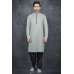 GREY & BLACK PUNJABI MEN'S READYMADE KURTA SALWAR