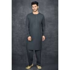 Black Pakistani Men's Kurta Shalwar