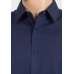 Navy Mens Classic Designer Collared Shirt