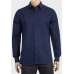 Navy Mens Classic Designer Collared Shirt