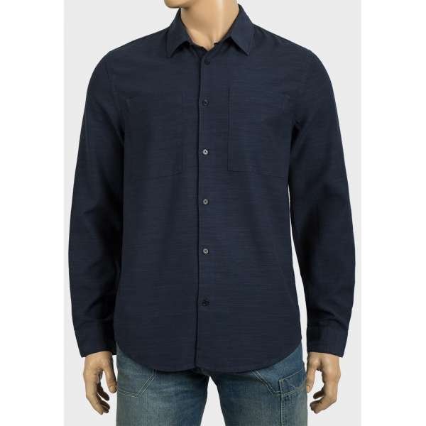 Navy Blue Designer Men's Shirt