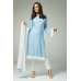 UNIQUE SKY BLUE AND WHITE PAKISTANI DESIGNER READYMADE SALWAR SUIT