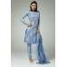 SERENITY BLUE INDIAN PARTY WEAR READYMADE SUIT