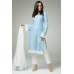 UNIQUE SKY BLUE AND WHITE PAKISTANI DESIGNER READYMADE SALWAR SUIT