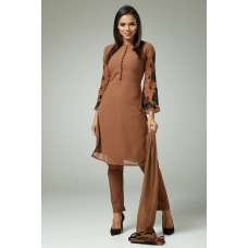BROWN PUNJABI SUITS READYMADE PARTY OUTFITS