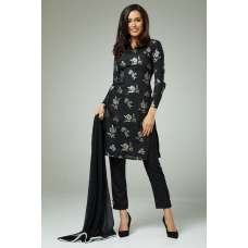 Black Gold Salwar Suit Ladies Indian Readymade Outfit