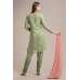 Green Party Dress Salwar Kameez Readymade 