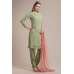 Green Party Dress Salwar Kameez Readymade 