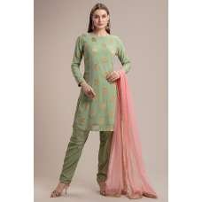 Green Party Dress Salwar Kameez Readymade 