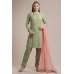 Green Party Dress Salwar Kameez Readymade 