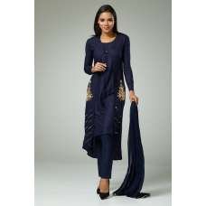 ECLIPSE NAVY BLUE READYMADE JACKET DRESS