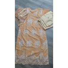 Almond Peach Pakistani Wedding Suit