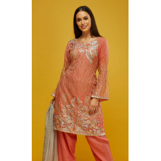 PINK DESIGNER READYMADE CHIFFON SALWAR SUIT