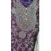 Purple Embroidered Chiffon Girls Eid Dress