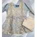 Sleet Grey Embroidered Girls Party Wear Frock Suit