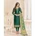 Green Straight Indian Party Wear Churidar Suit Green Straight Indian Party Wear Churidar Suit