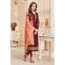 Maroon Straight Indian Party Wear Churidar Suit