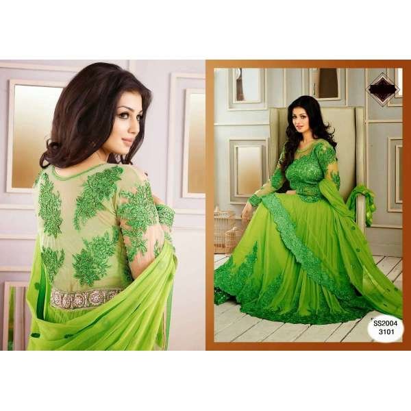 GREEN FLASH AYESHA TAKIA "HUSAN" WEDDING WEAR DESIGNER DRESS