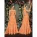 Long Evening Dress Peach Designer Gown Long Evening Dress Peach Designer Gown