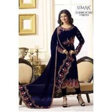 BLUE SIMAR REENAZ AYESHA TAKIA PARTY WEAR ELEGANT SALWAR SUIT 