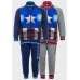 Boys Avengers Captain America Jogging Tracksuit Suit (Age 3–8 Years)