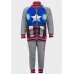 Boys Avengers Captain America Jogging Tracksuit Suit (Age 3–8 Years)