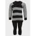 Girls Stripe Jumper & Leggings Set Girls Stripe Jumper & Leggings Set