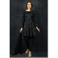 Black Women's Wear Readymade Frock Dress Suit