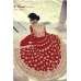 Red Indian Designer Wedding Anarkali Dress