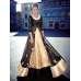 Black & Gold Indian Designer Readymade Anarkali Dress