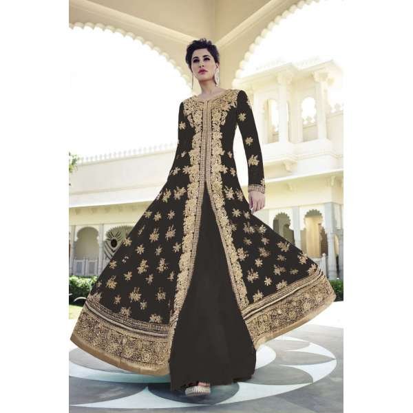 Black Indian Evening Dress 