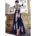 Navy Blue Pakistani Designer Party Wear Salwar Suit 