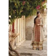 Beige & Maroon Designer Wedding Wear Palazzo Dress Beige & Maroon Designer Wedding Wear Palazzo Dress