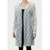 Brilliant White Long Sheer Lace Net Cardigan 