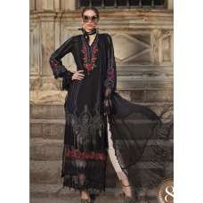 BLACK EMBROIDERED PAKISTANI DESIGNER READYMADE LAWN SUIT