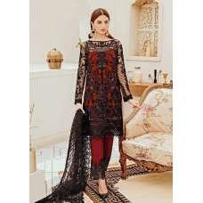 Elegant Red & Black Pakistani Designer Readymade Suits