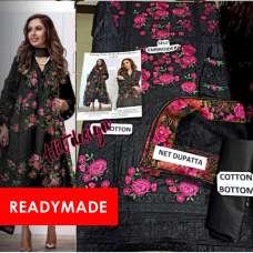 Black Heavy Embroidered Pakistani Style Readymade Suit Black Heavy Embroidered Pakistani Style Readymade Suit