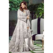 Silver Asian Bridal Pakistani Style Lehenga