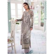 Grey Pakistani Indian Ethnic Embroidered Suit